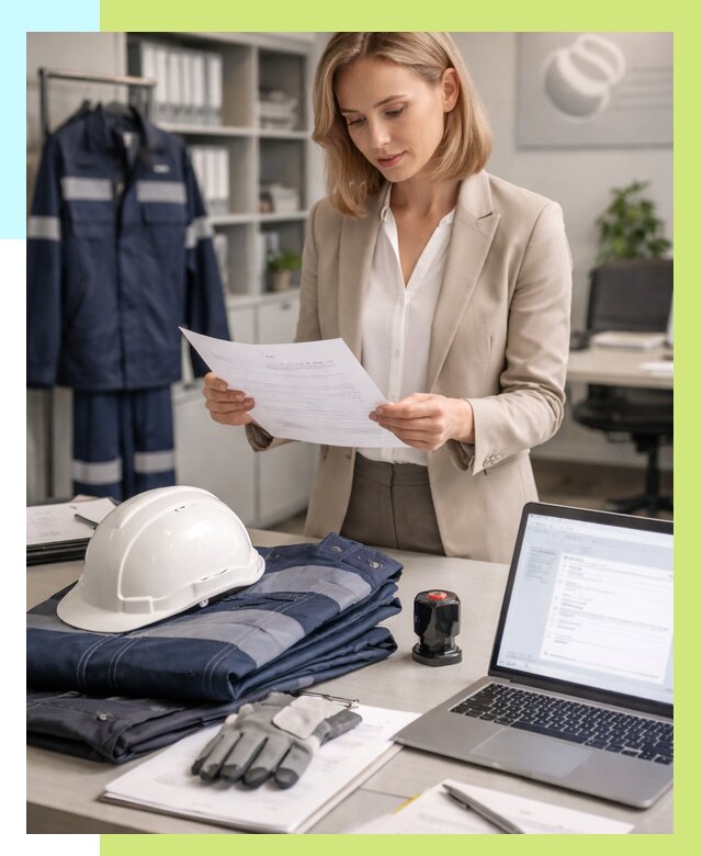 Сертификация спецодежды в Томске от 7649 р. | Алешин-Тмс