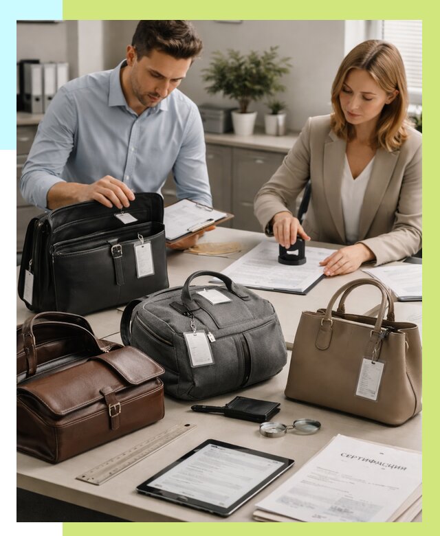 Сертификация сумок в Томске от 8195 руб. | Алешин-Тмс