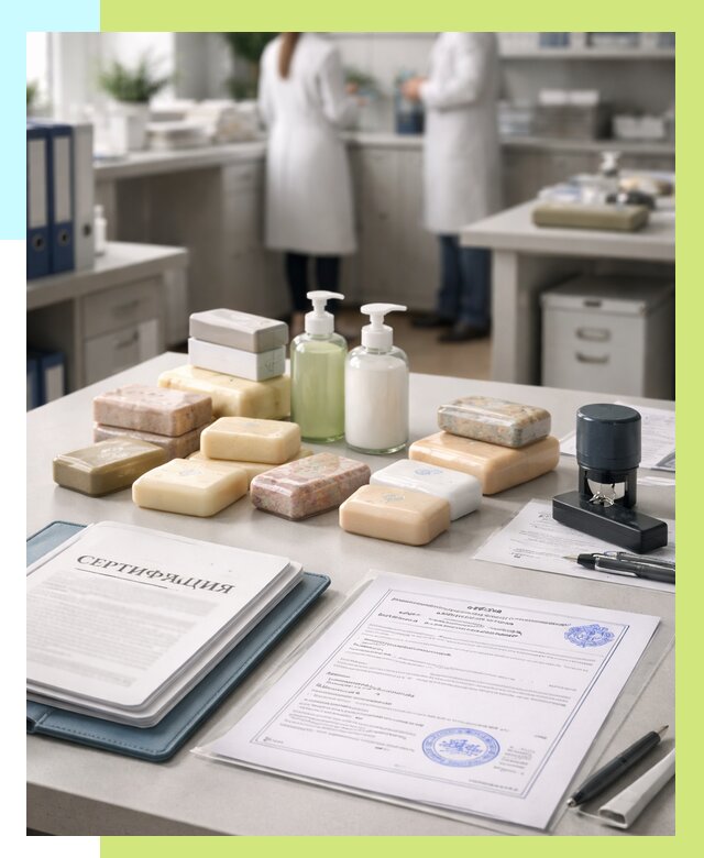 Сертификация мыла и сертификат на мыло в Томске от 13112 | Алешин-Тмс