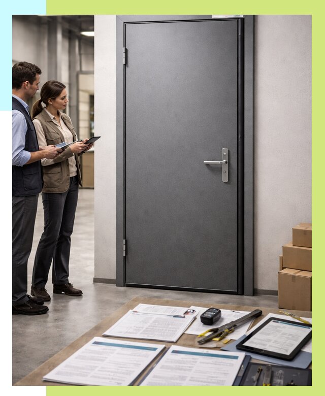 Сертификация противопожарных дверей в Томске от 9834 р. | Алешин-Тмс