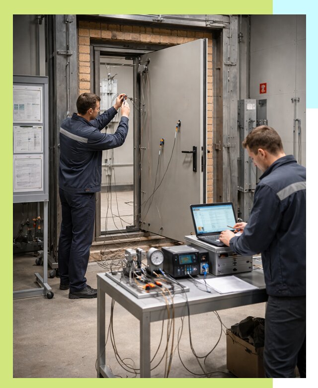 Сертификация противопожарных дверей в Томске по ГОСТ и ТР