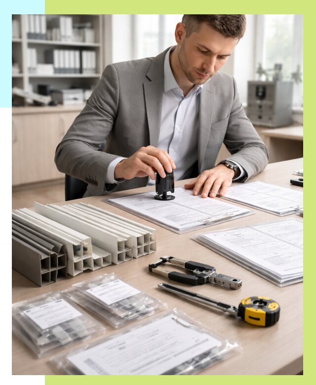 Сертификация ПВХ продукции в Томске от 9288 р., Алешин-Тмс