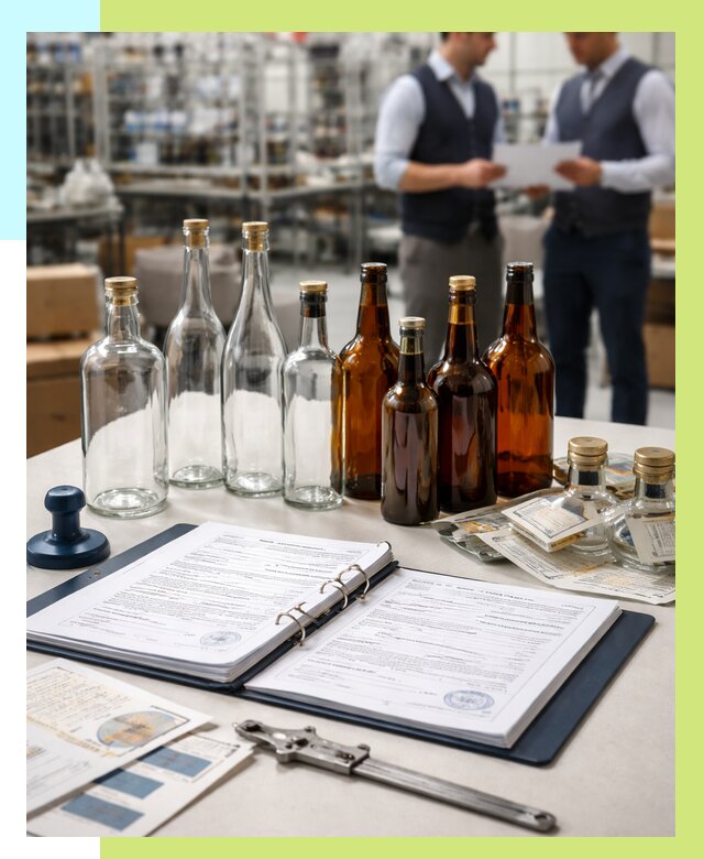 Сертификация стеклянных бутылок в Томске от 27318 р. | Алешин-Тмс