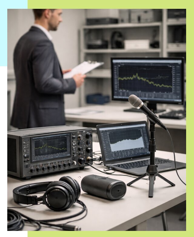 Сертификация аудиотехники в Томске от 16391 р., Алешин-Тмс