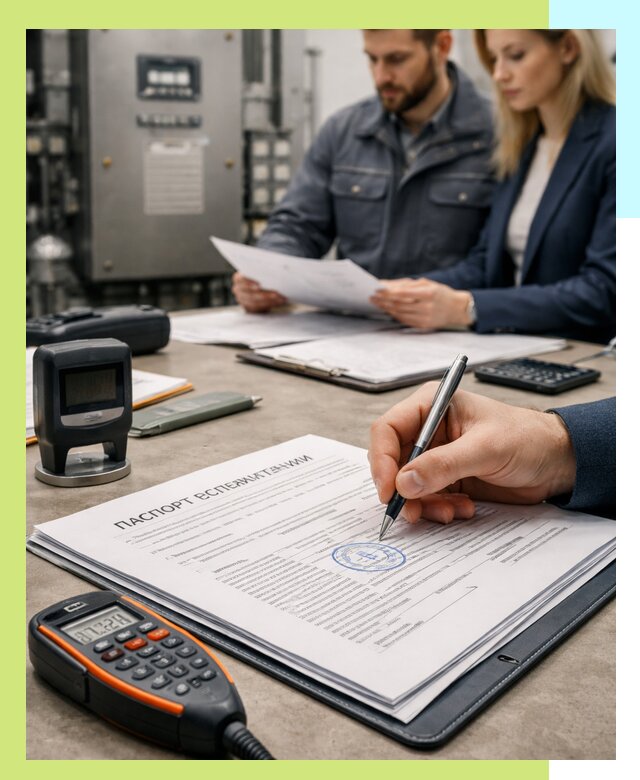 Оформление паспорта эксплуатации оборудования в Томске