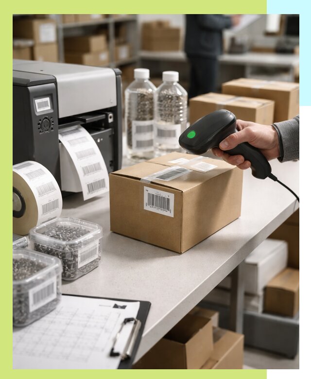 Штрихкодирование продукции и маркировка для продажи в Томске