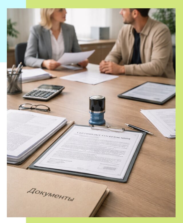 Сертификат соответствия на продукцию в Томске от 16391 р.|Алешин-Тмс