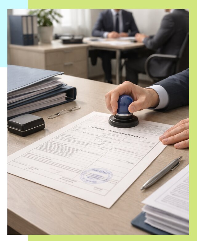 Сертификат происхождения СТ 1 в Томске от 4917 р. | Алешин-Тмс