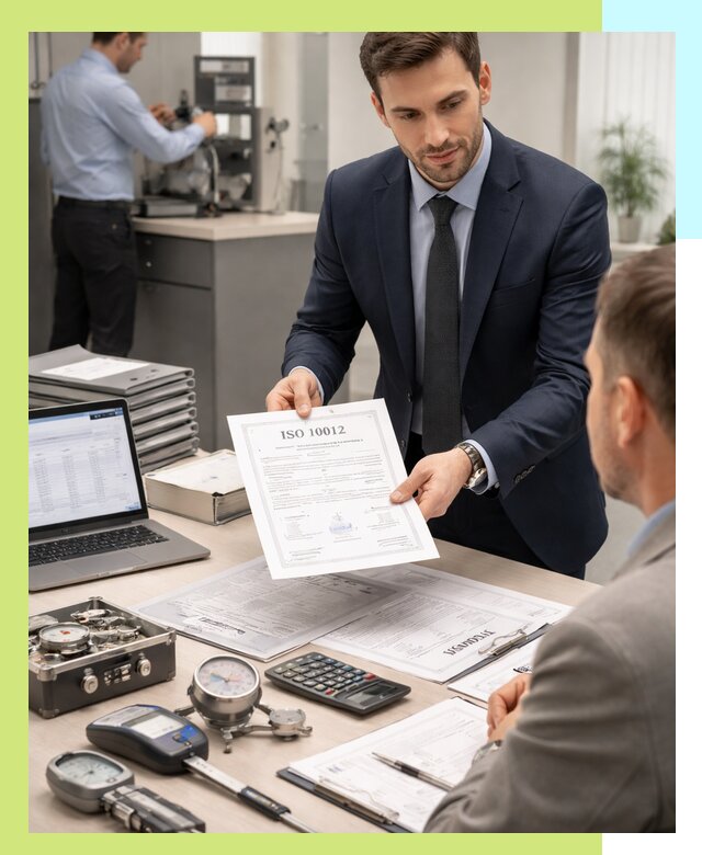 Выдача сертификата ISO 10012 по требованиям метрологии в Томске